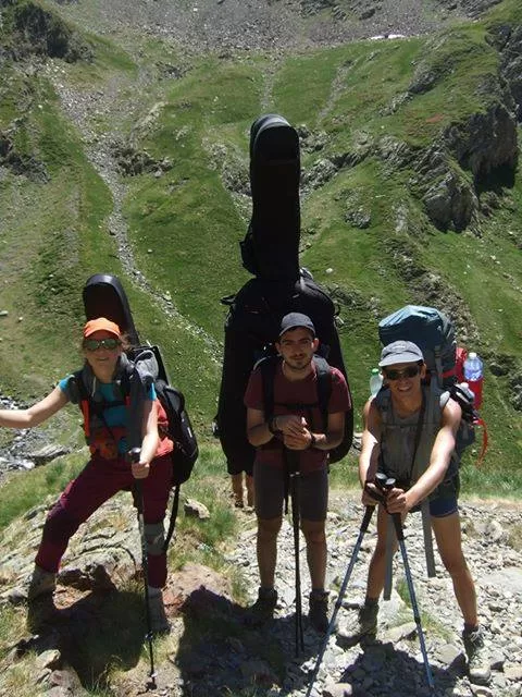 pause photo à côté des grottes de Bellevue