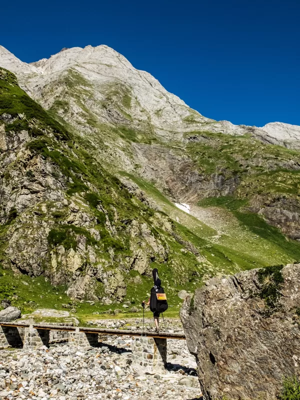 Début de la montée vers Bayssellance
