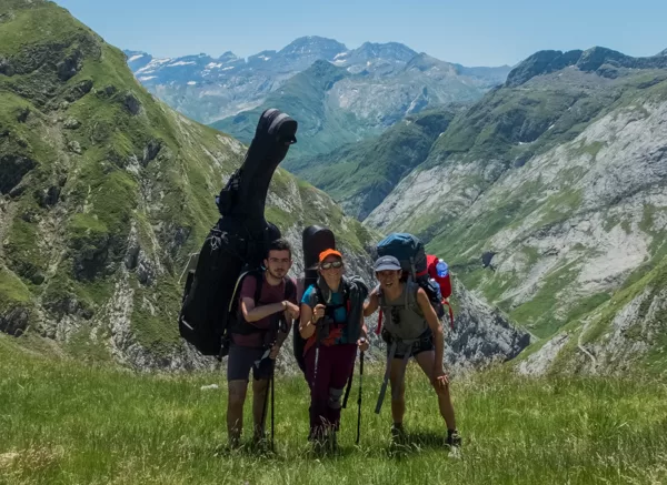 pause photo devant le cirque de Gavarnie