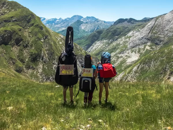 pause photo devant le cirque de Gavarnie